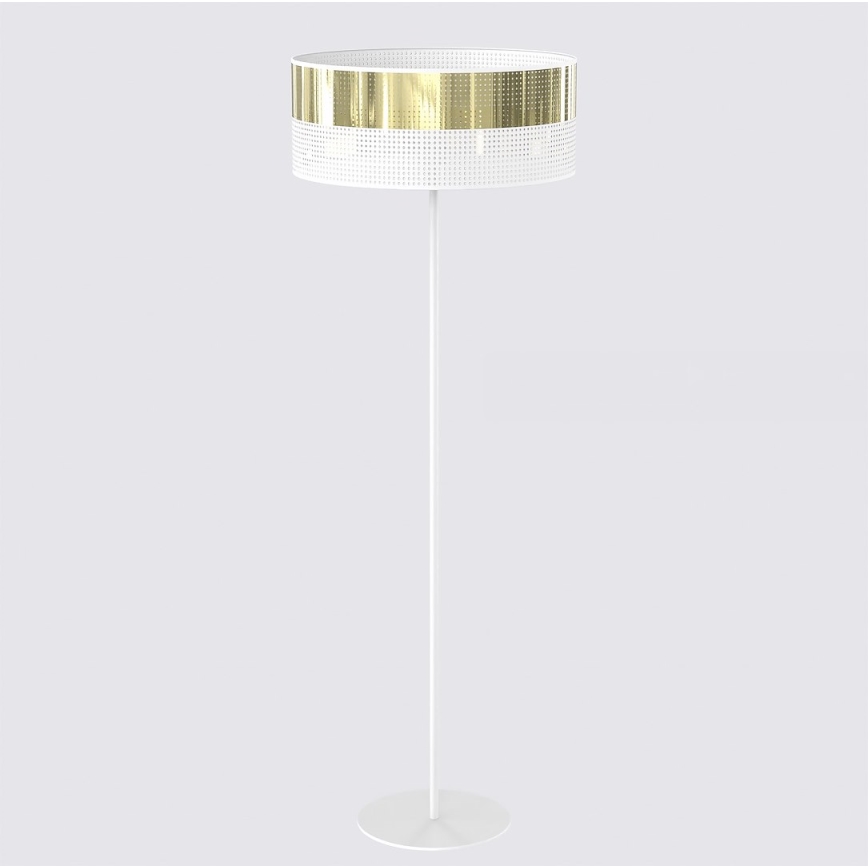 Talna svetilka LUX 1xE27/15W/230V bela/zlata