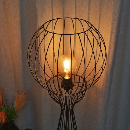 Talna svetilka MERCURE 1xE27/15W/230V črna