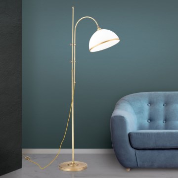 Talna svetilka OLD LAMP 1xE27/40W/230V bela/medenina