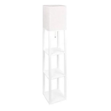 Talna svetilka s policami 1xE27/60W/230V bela