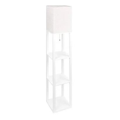 Talna svetilka s policami 1xE27/60W/230V bela