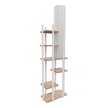 Talna svetilka s policami VOGUE 1xE27/40W/230V 160 cm bela