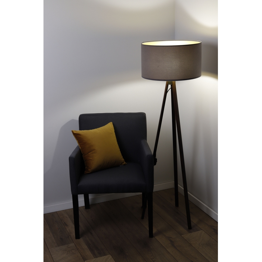 Talna svetilka STANDART 1xE27/60W/230V siva/wenge