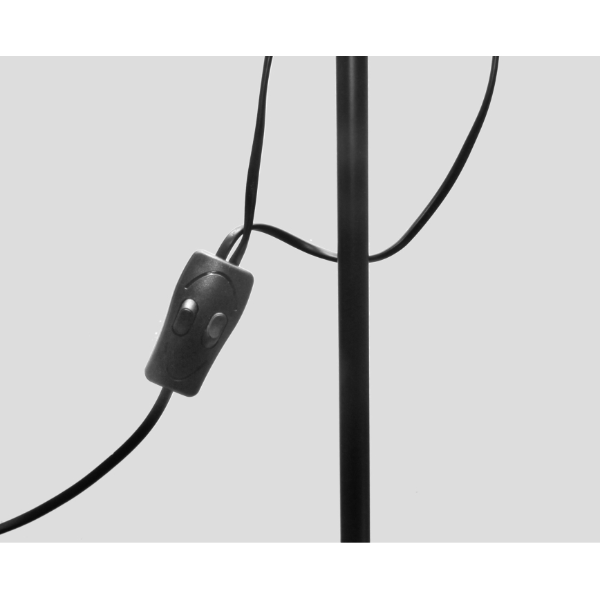 Talna svetilka WENDY 1xE27/100W/230V + 1xE14/40W črna