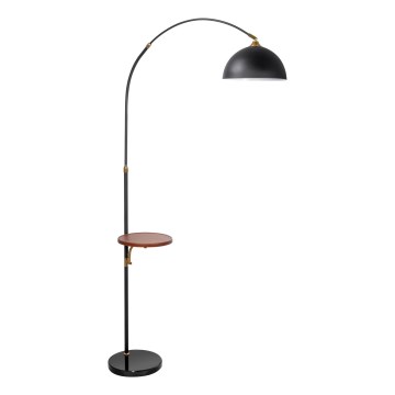 Talna svetilka z mizo 1xE27/60W/230V črna