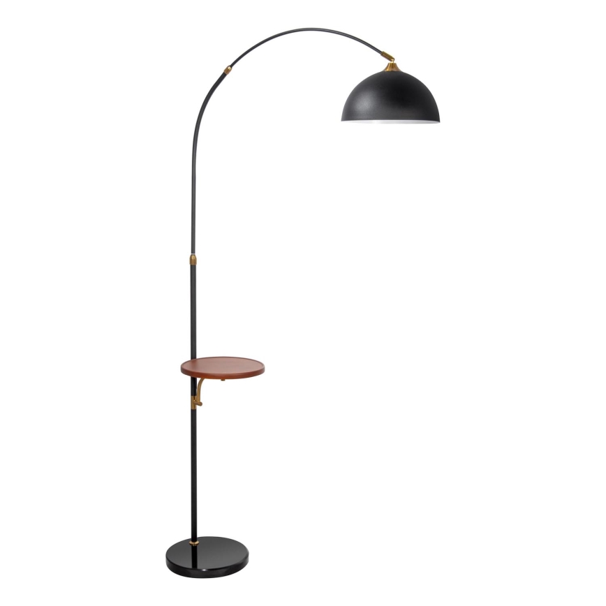 Talna svetilka z mizo 1xE27/60W/230V črna