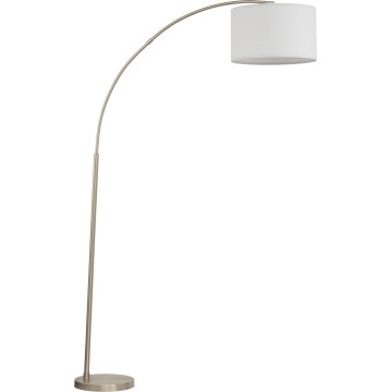 Talna svetilka ZENITH 1xE27/15W/230V matni krom/bela