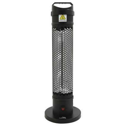 Talni infrardeči grelec 1000W/230V IP44 črna
