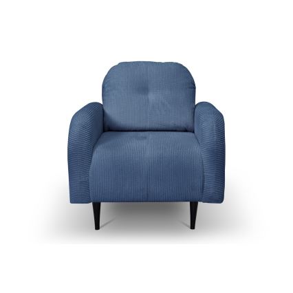 Tapeciran fotelj CLOUDY, modre barve