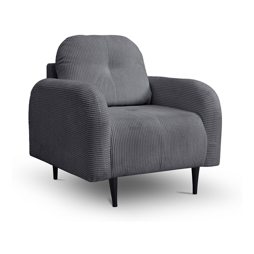 Tapeciran naslanjač CLOUDY siva