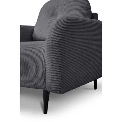 Tapeciran naslanjač CLOUDY siva