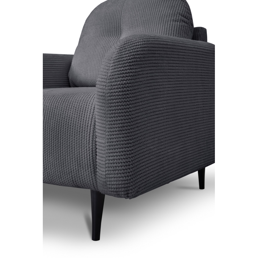 Tapeciran naslanjač CLOUDY siva