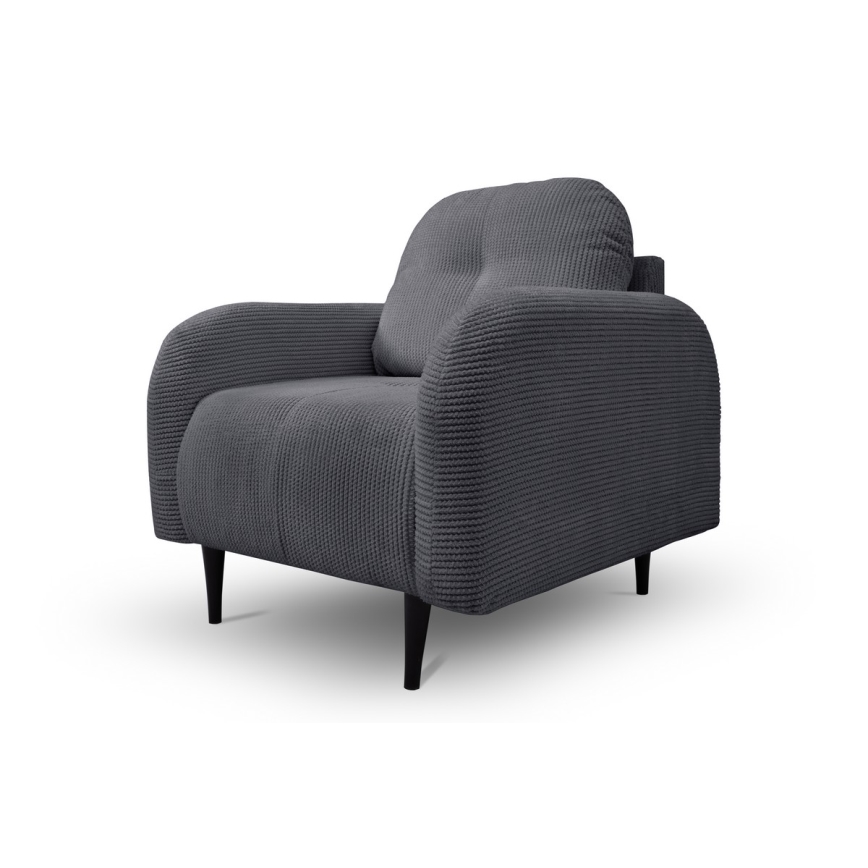 Tapeciran naslanjač CLOUDY siva