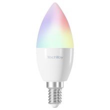 TechToy - LED RGB Pametna zatemnitvena žarnica E14/4,4W/230V 2700-6500K Wi-Fi