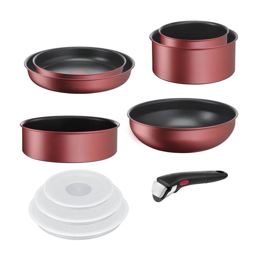 Tefal - 10-delni komplet posode INGENIO DAILY CHEF v bakreni barvi