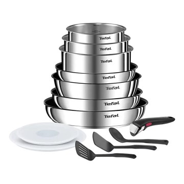 Tefal - 13-delni komplet posode INGENIO EMOTION iz nerjavečega jekla