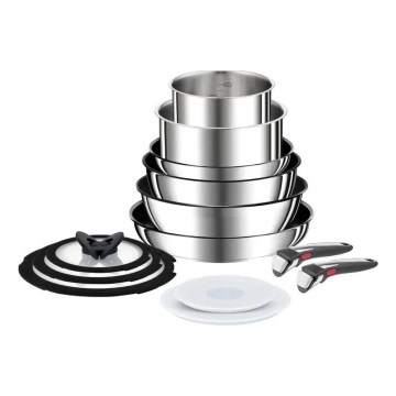 Tefal - 13-delni komplet posode INGENIO PREFERENCE ON iz nerjavečega jekla
