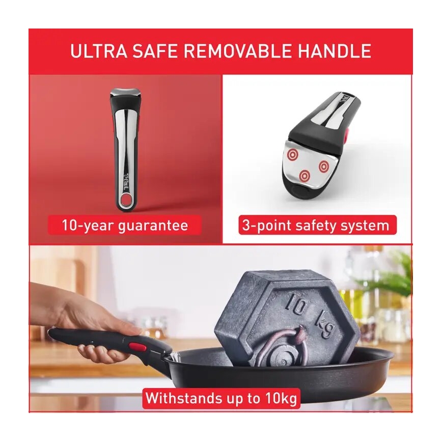 Tefal - 13-delni komplet posode INGENIO PREFERENCE ON iz nerjavečega jekla