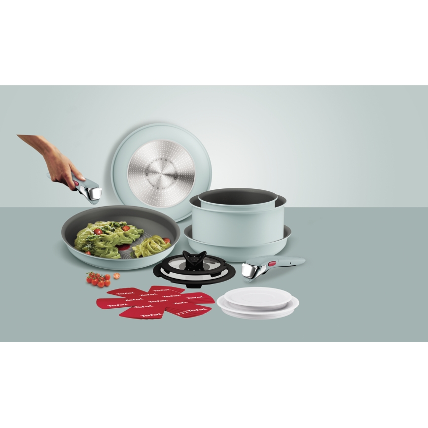 Tefal - 15-delni komplet posode INGENIO HALO