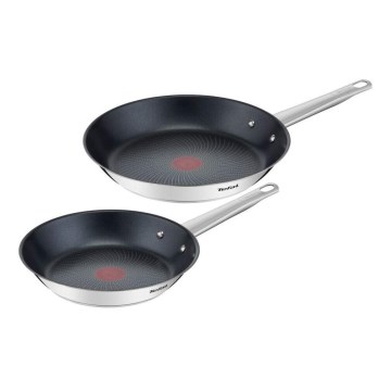 Tefal - 2-delni komplet ponev COOK EAT, 24/28 cm