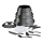 Tefal - 20-delni set posode INGENIO DAILY CHEF ON, črna