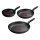 Tefal - 3-delni komplet ponev DARK ESSENTIAL