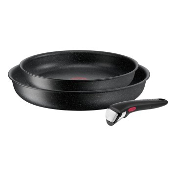 Tefal - 3-delni komplet ponv INGENIO BLACK STONE