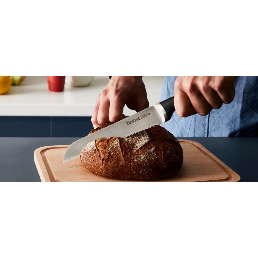 Tefal - 4-delni komplet kuhinjskih nožev s stojalom ICE FORCE