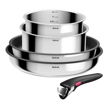 Tefal - 5-delni komplet posode INGENIO COOK iz nerjavečega jekla