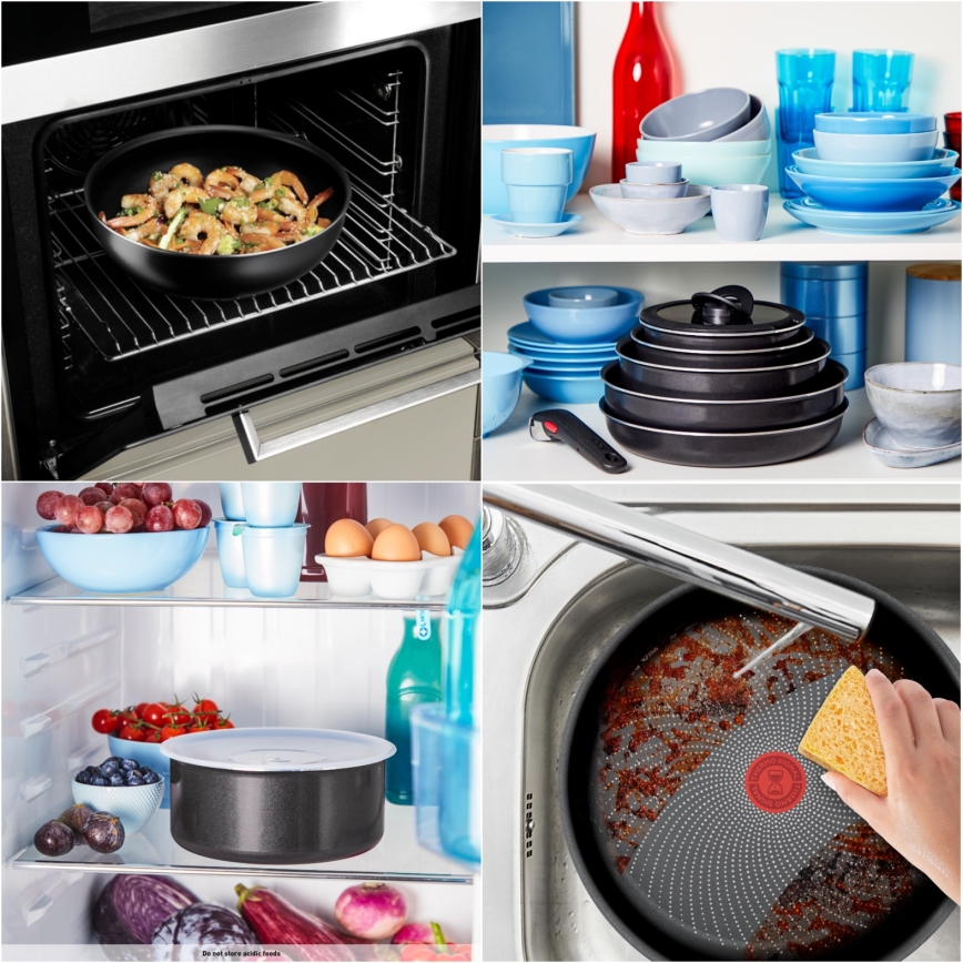Tefal - 5-delni set posode INGENIO GENEROUS COOK