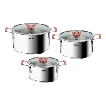 Tefal - 6-delni komplet loncev OPTI'SPACE