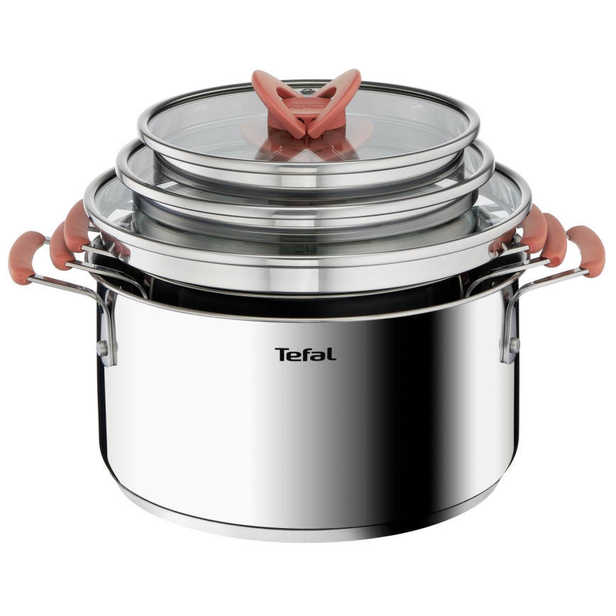 Tefal - 6-delni komplet loncev OPTI'SPACE