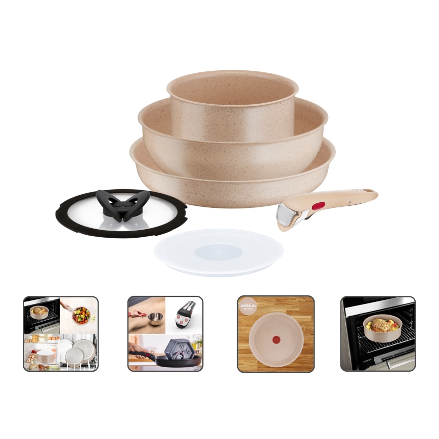 Tefal - 6-delni komplet posode INGENIO DELIGHT