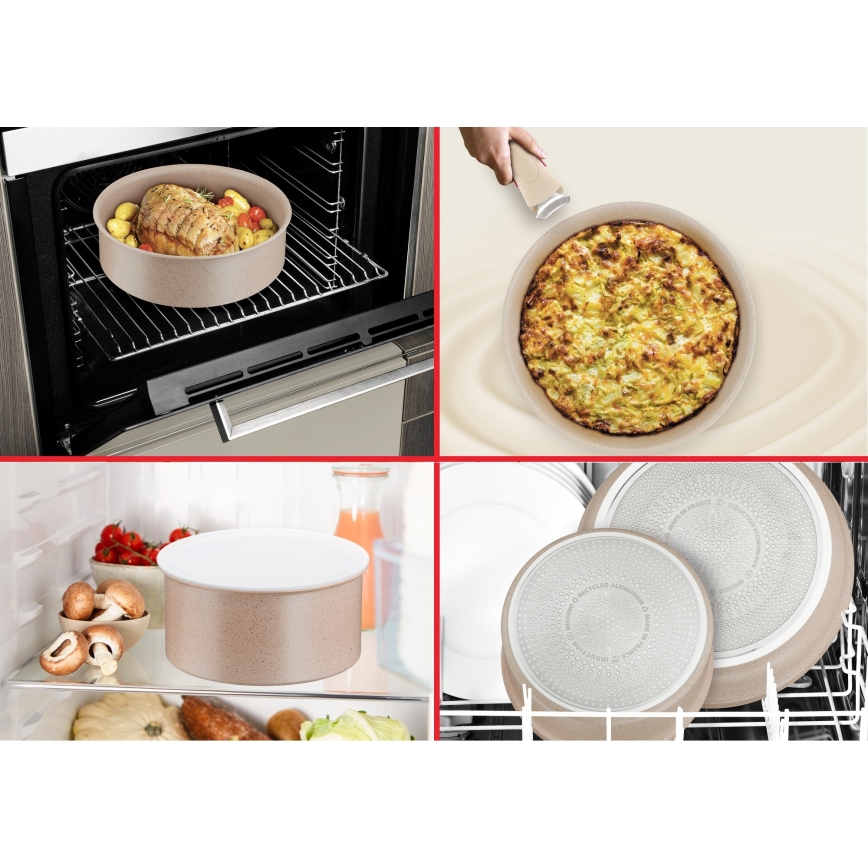 Tefal - 8-delni komplet posode INGENIO DELIGHT