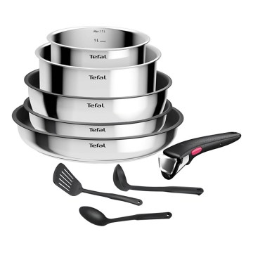 Tefal - 9-delni set posode INGENIO COOK iz nerjavečega jekla