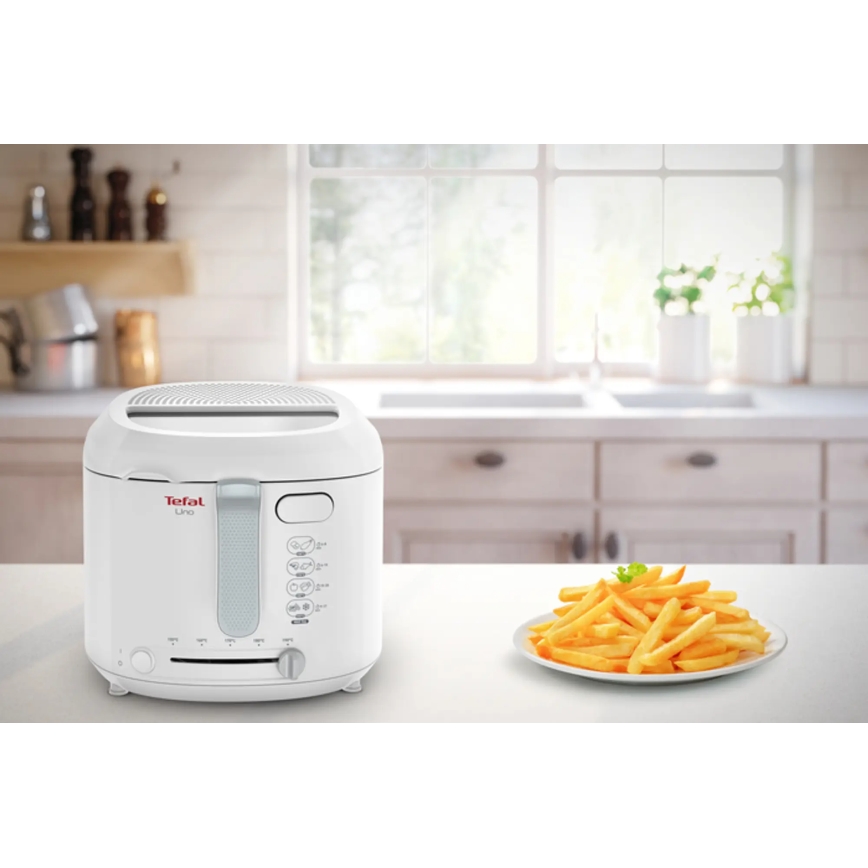 Tefal - Cvrtnik 1,8 l FRY UNO 1475W/230V bela