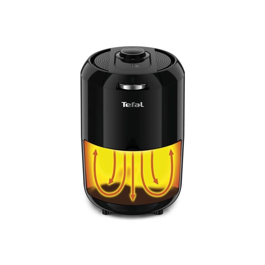 Tefal - Cvrtnik na vroč zrak 1,6 l EASY FRY COMPACT 1030W/230V črna