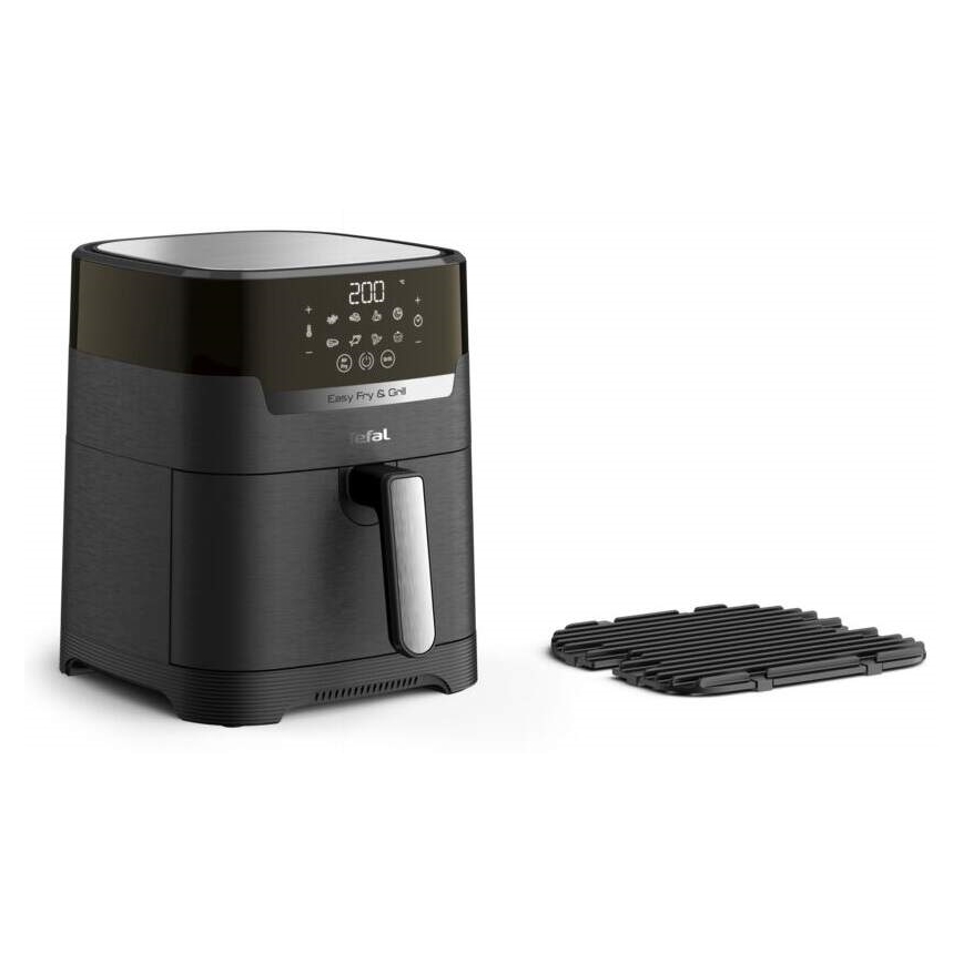 Tefal - Cvrtnik na vroč zrak 4,2 l EASY FRY&GRILL 2v1 1550W/230V črna