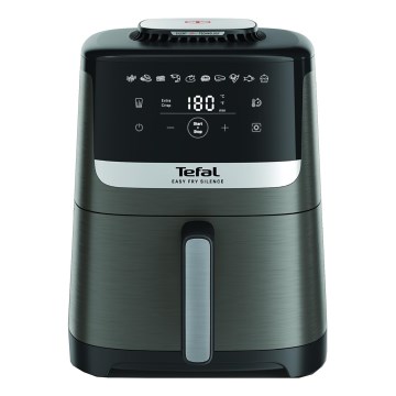 Tefal - Cvrtnik na vroč zrak 5 l EASY FRY SILENCE ANTRACIT 1400-1670W/230V