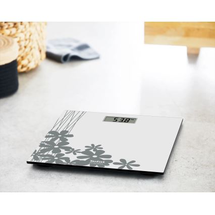 Tefal - Digitalna osebna tehtnica PREMISS 1xCR2032 siva