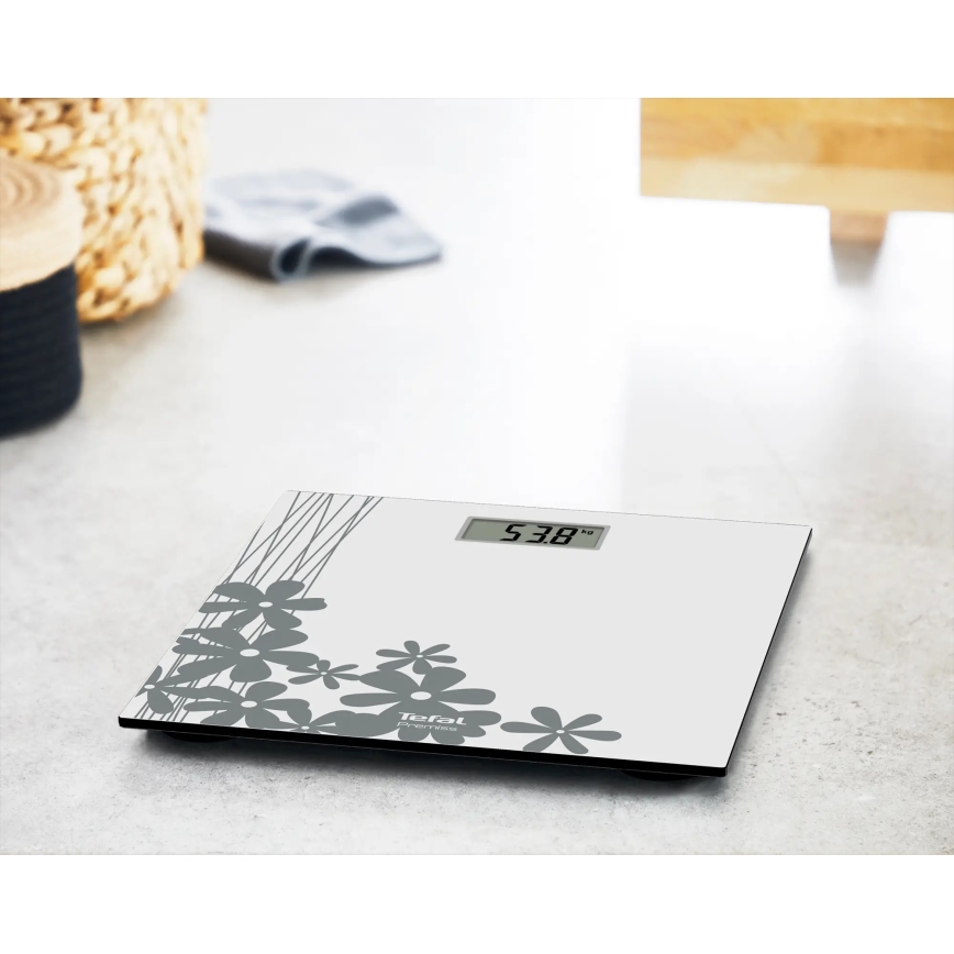 Tefal - Digitalna osebna tehtnica PREMISS 1xCR2032 siva