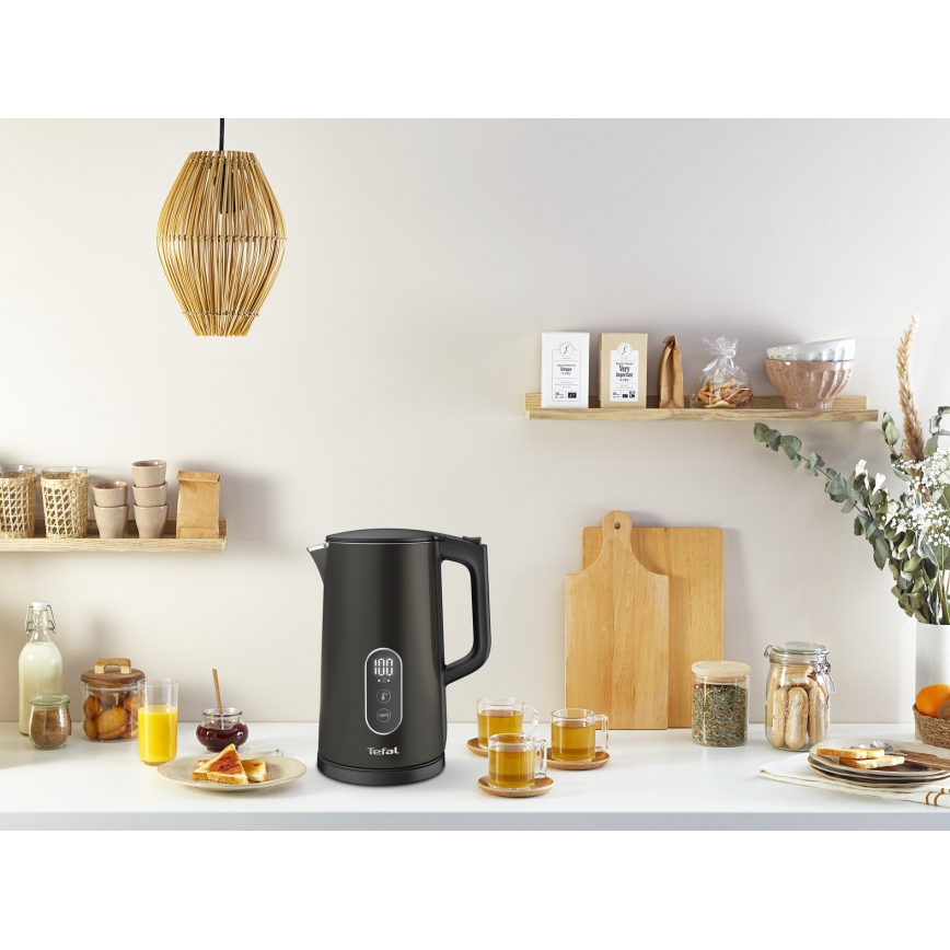 Tefal - Digitalni električni čajnik 1,7 l 1800W/230V