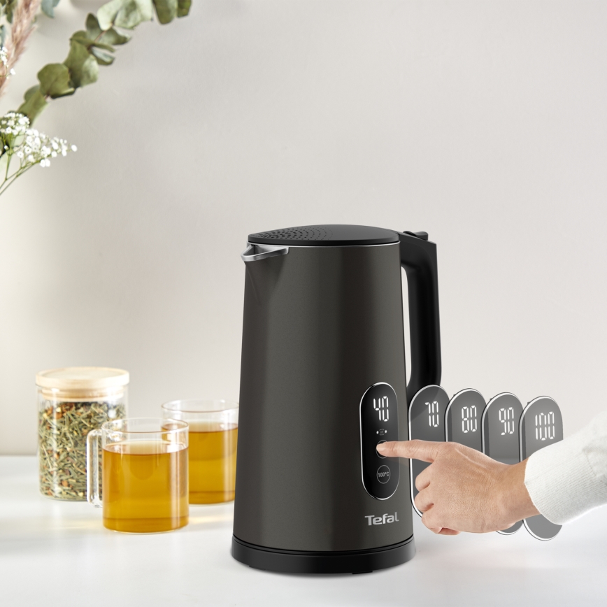 Tefal - Digitalni električni čajnik 1,7 l 1800W/230V