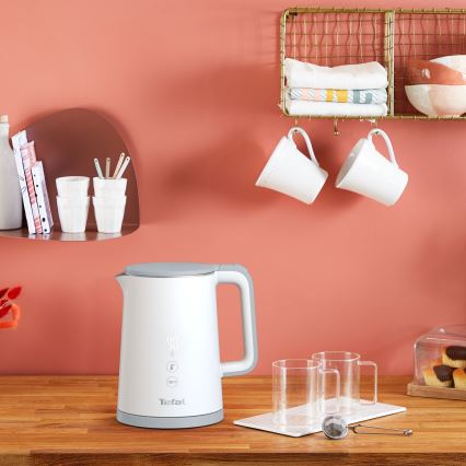 Tefal - Električni čajnik SENSE 1 l 1800W/230V bel