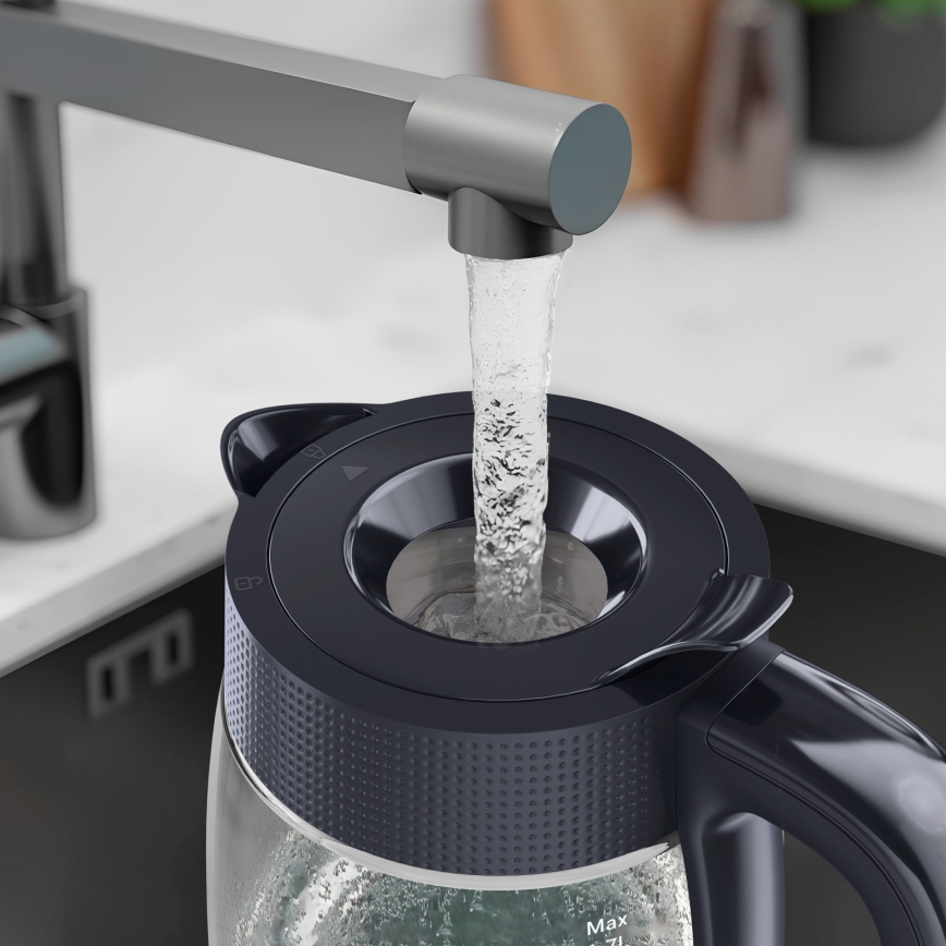 Tefal - Električni kuhalnik vode MORNING GLASS 1,7 l 2000W/230V