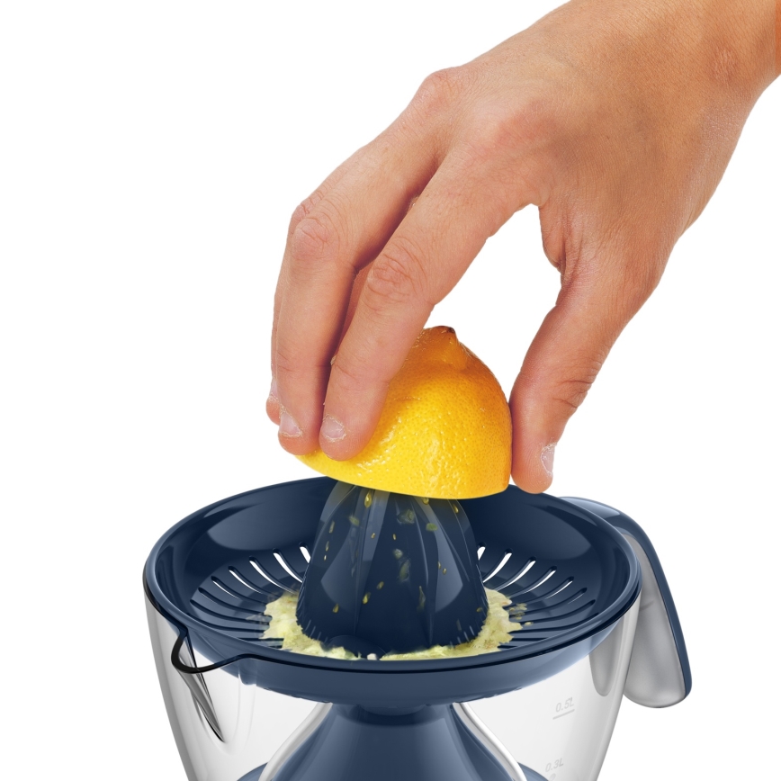 Tefal - Električni stiskalnik za citruse MORNING CITRUS PRESS 0,8 l 25W/230V modra