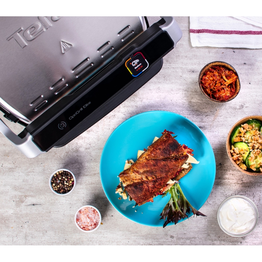 Tefal - Električni žar OPTIGRILL ELITE 2000W/230V