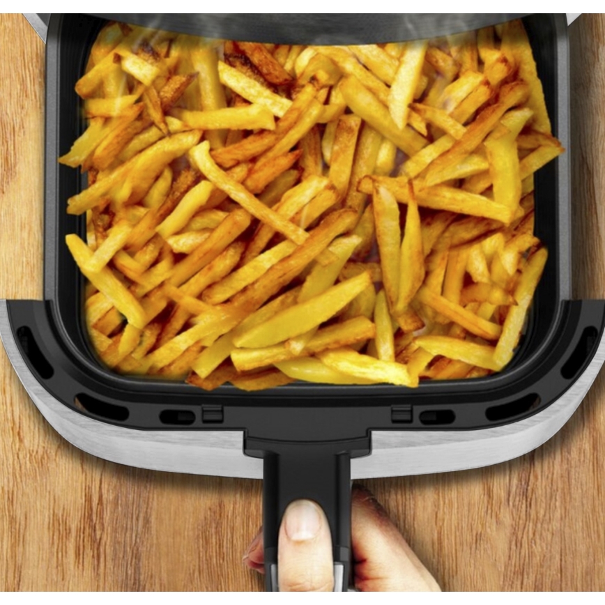 Tefal - Friteza na vroč zrak 4,2 l EASY FRY&GRILL 2 v 1 1550W/230V nerjaveče jeklo