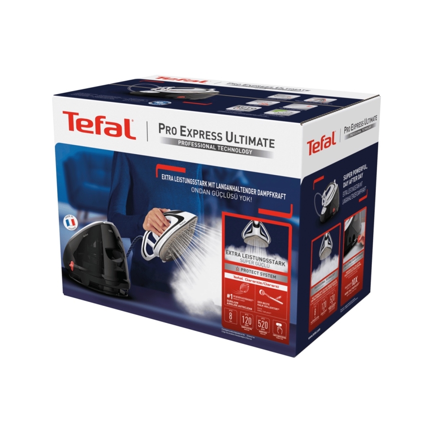 Tefal - Generator pare EXPREEE ULTIMATE 2600W/230V črna/bela