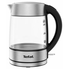 Tefal - Grelnik vode GLASS 1,7 l  2200W/230V krom